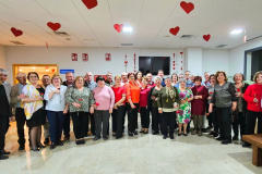 Grupo celebrando San Valentin en Almeria feb 24 4