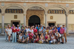 Grupo visitando Talavera Toledo y Puy du Fou julio 2022